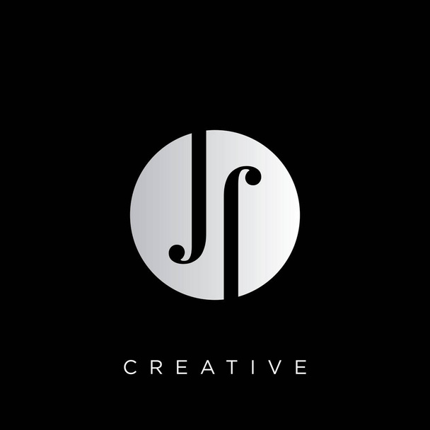 jr luxury logo design vector icon - Vector, Image