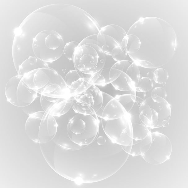 Abstract bubble background - Vector, afbeelding