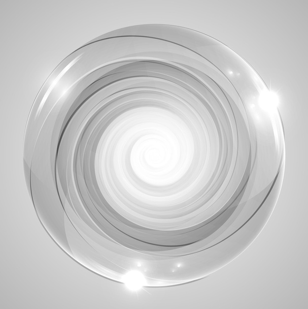 Gray Twirl - Vector, Image