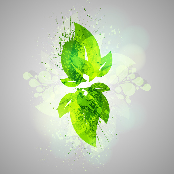 Abstract leaf background - Vector, imagen