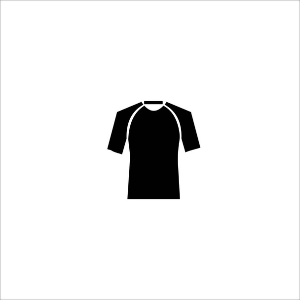 ノースリーブスポーツTシャツベクトルソリッドアイコン - ベクター画像