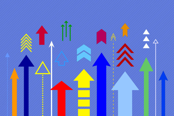 Arrows up growth success business - Фото, изображение