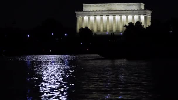 Lincolnův památník přes Potomac - Záběry, video
