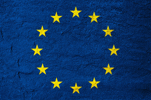 欧州連合旗の背景 - 写真・画像