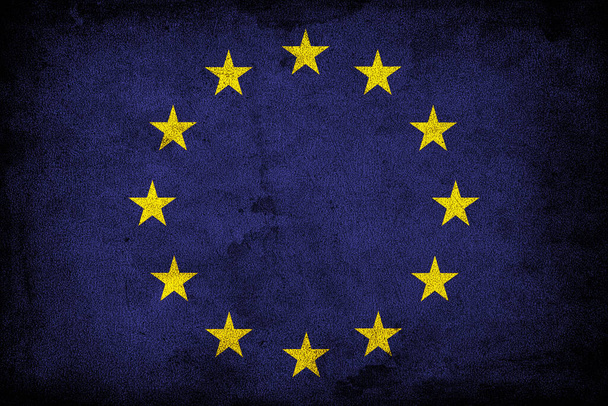 European Union flag background - Фото, изображение