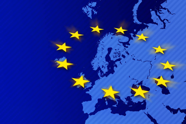 Fondo de bandera de la Unión Europea
 - Foto, Imagen