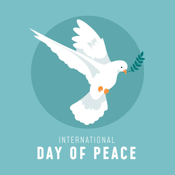 Internationale Dag van Vredesconcept voor Banner, Poster, enz.. - Vector, afbeelding
