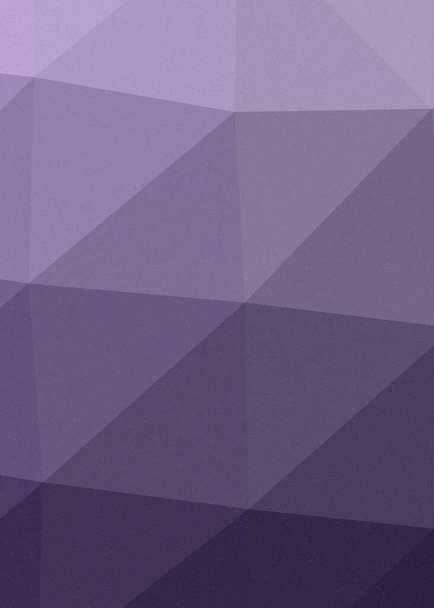 Royal Purple color low-polygonal space background, generative art illustration - Вектор, зображення