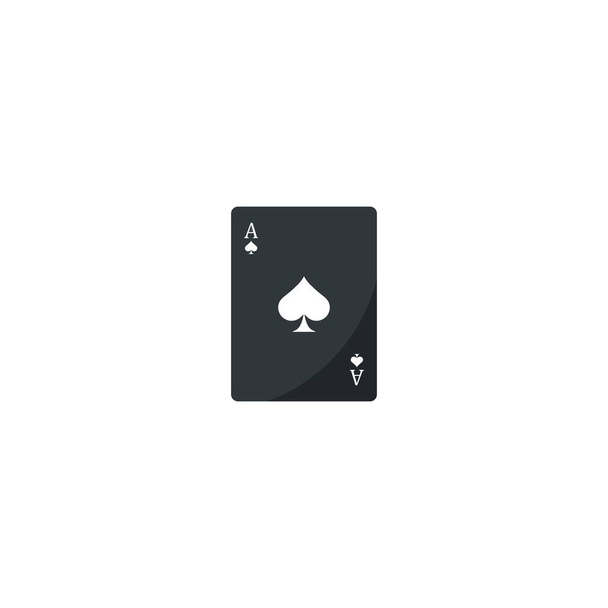 Ace card symbol vektorové ikony logo ilustrace design  - Vektor, obrázek