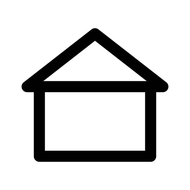 Значок вектора стиля Home Line, который может легко изменять или редактировать - Фото, изображение