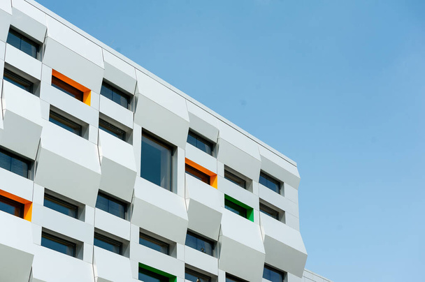 Modern urban building modern facade decoration - Photo, Image