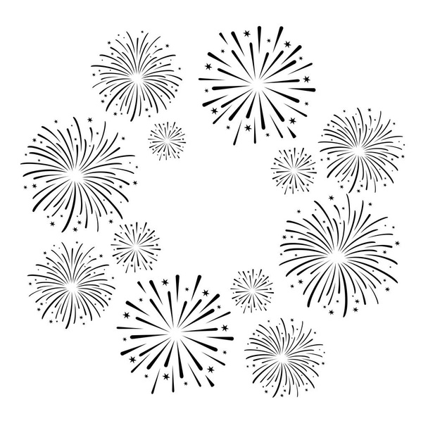 Graf Fireworks v kvalitě vektorů. - Vektor, obrázek