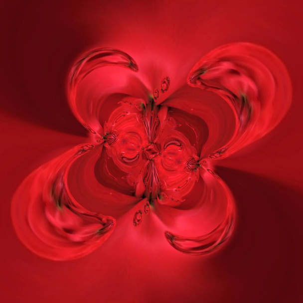 patrones de fantasía floral de una sola flor de dalia de color rojo oscuro en los patrones de primer plano por efecto de gota de lluvia
 - Foto, imagen