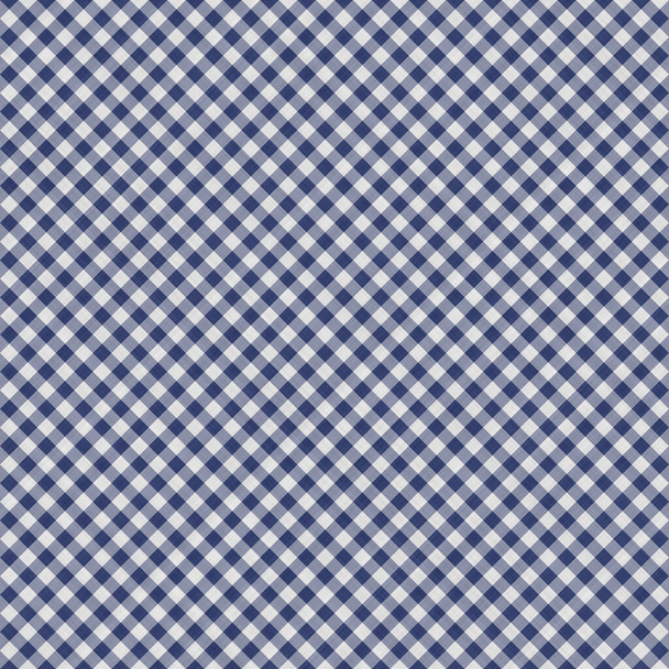 Patrón de gingham diagonal geométrico sin costuras. Francés lino azul estilo chic shabby. Fondo de textura tejida de cocina rústica. Moderno gingham check textil por todas partes imprimir
 - Foto, Imagen