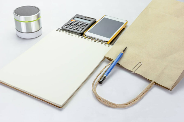 Open notebook on background,business concept - Photo, Image