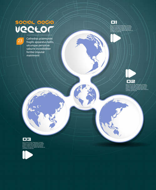 World map - Vetor, Imagem