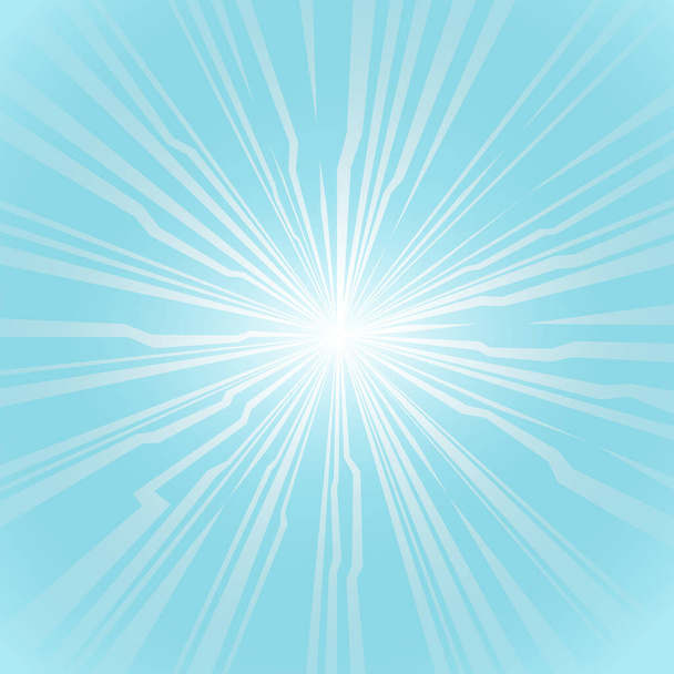 Ilustracja tła niebiesko-białe z błyszczącymi liniami świetlnymi - Zdjęcie, obraz