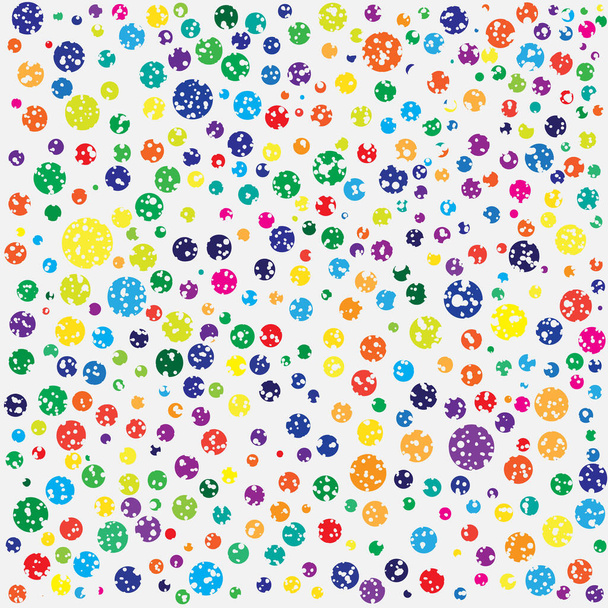 Colorful Hand drawn abstract background Polka dot pattern Dotwork - Photo, Image