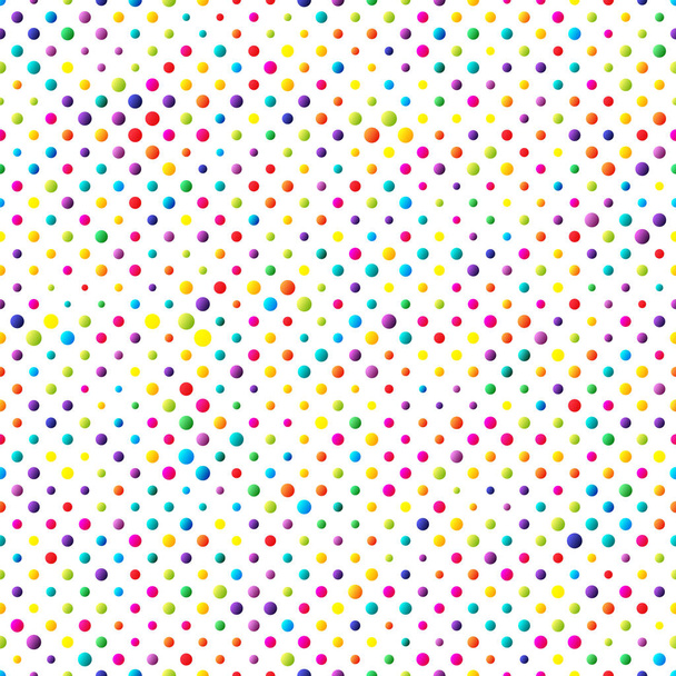Kolorowe Ręcznie rysowane abstrakcyjne tło Polka wzór kropki Dotwork - Zdjęcie, obraz