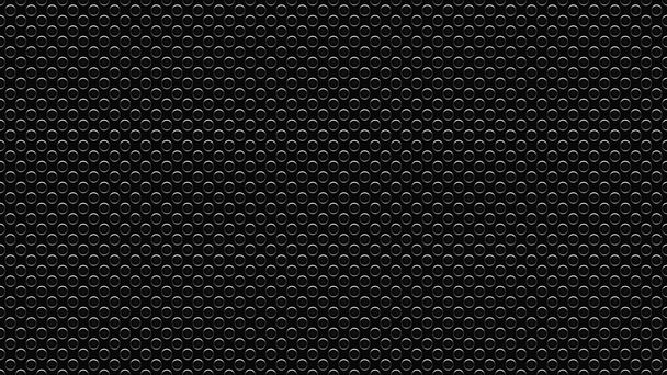 Blanco y negro Patrón geométrico sin costuras con anillos
 - Foto, Imagen
