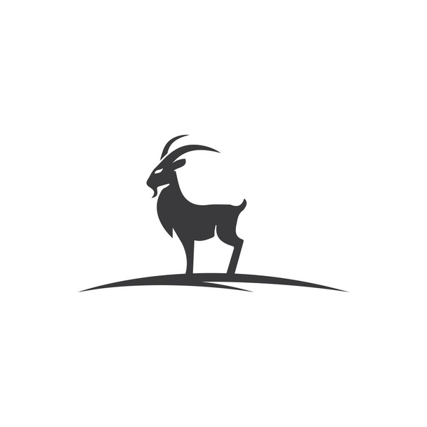 Goat Logo Template vector icon illustration design - Vektori, kuva