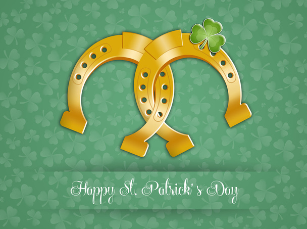 Horseshoe For Happy St. Patrick's Day - Photo, Image