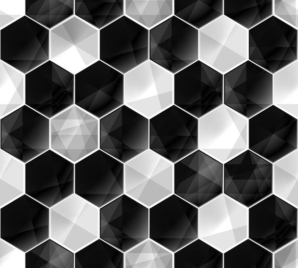 Soyut altıgen arkaplan geometrik ızgara dikişsiz desen - Fotoğraf, Görsel
