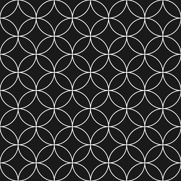 Γεωμετρικοί δακτύλιοι αδιάλειπτη μοτίβο φόντο Σύγχρονη αφηρημένη γεωμετρική υφή πλέγματος - Φωτογραφία, εικόνα