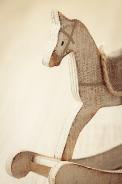 juguete de caballo de madera - Foto, Imagen