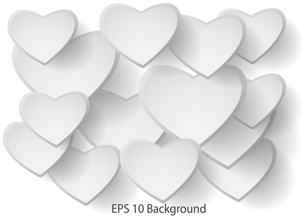 Heart Geometric Background - Vector, Image