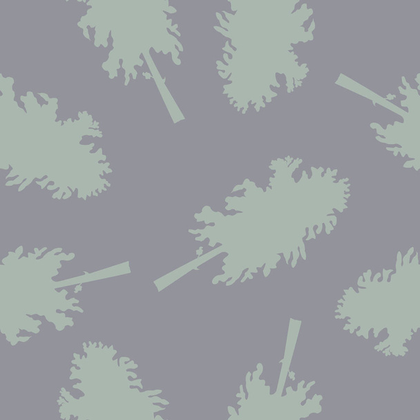 Seamless doodle. Stylized trees. Hand drawn vector backgrounds for fabric and other surfaces - Vektor, kép