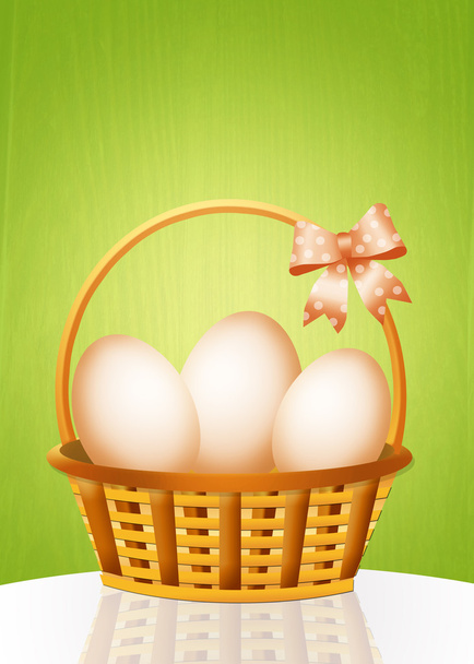 Eggs in the basket - Фото, зображення