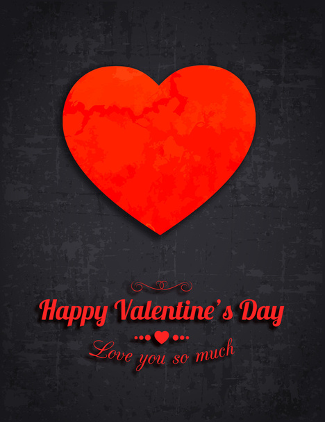 Happy Valentine's day holiday - Vetor, Imagem