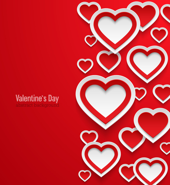 Valentines day abstract background. - Vector, Image