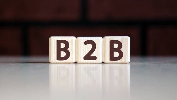 BTB - Business to marketing business financial concept. - Foto, immagini