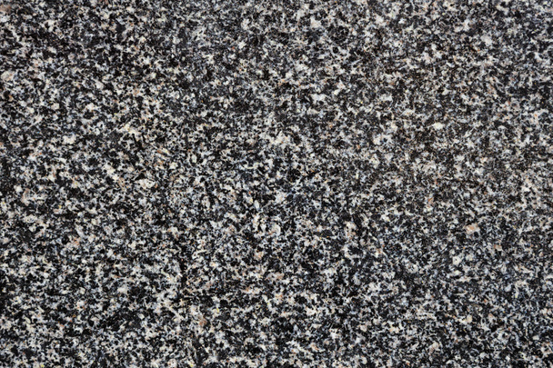 Polished white and black grain granite as background - Photo, Image