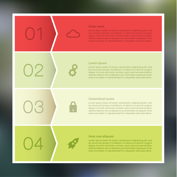 Vector abstract mosaic background. Infographic template with pla - Vetor, Imagem