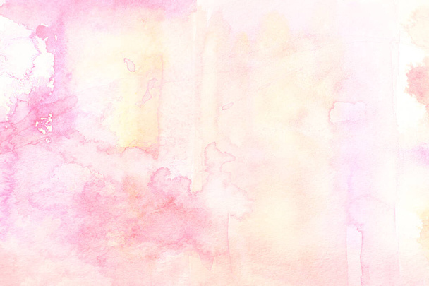 colorful bright abstract watercolor painted background - Photo, Image