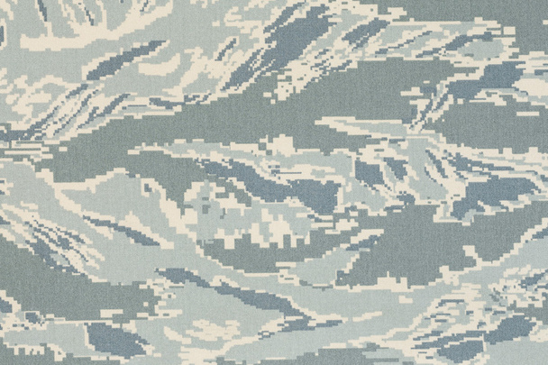 US air force digital tigerstripe abu camouflage fabric texture b - Photo, Image