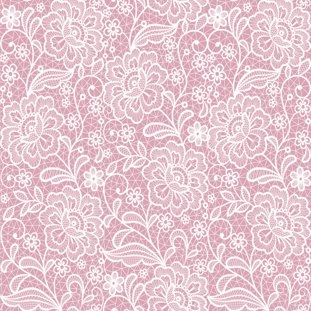 seamless lace floral background - Διάνυσμα, εικόνα