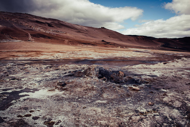 Geothermal area Hverir, Iceland. - Valokuva, kuva