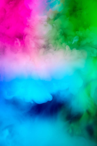 Abstract colorful, multicolored smoke spreading, bright background for advertising or design, wallpaper for gadget - Foto, Bild