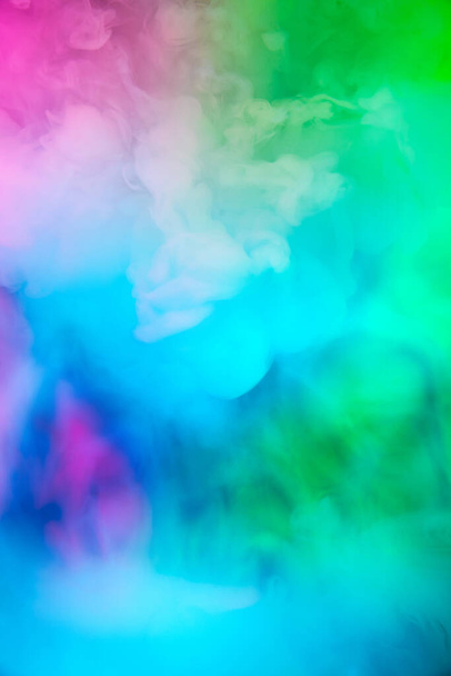 Abstract colorful, multicolored smoke spreading, bright background for advertising or design, wallpaper for gadget - Foto, immagini