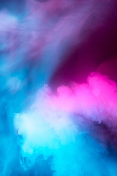 Abstract colorful, multicolored smoke spreading, bright background for advertising or design, wallpaper for gadget - 写真・画像