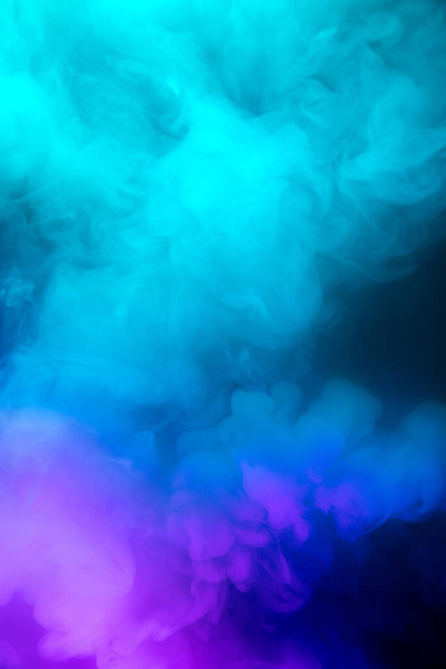 Abstract colorful, multicolored smoke spreading, bright background for advertising or design, wallpaper for gadget - Фото, изображение