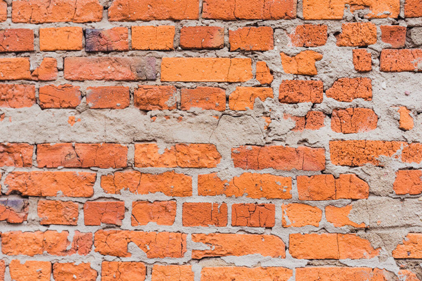 brick red wall texture. background of a old brick house. - Foto, imagen