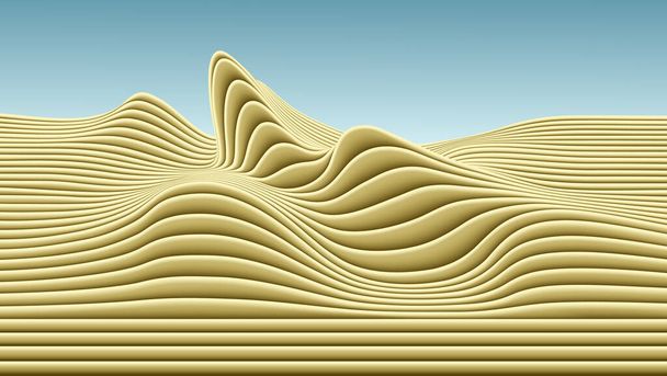 Διανυσματικό χαρτί κομμένα κύματα σύγχρονο φόντο. - Διάνυσμα, εικόνα