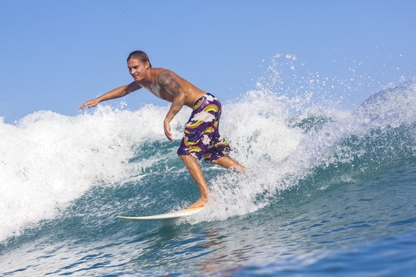 Surfer on waves - Foto, Imagen