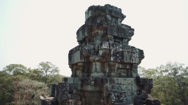 Siem Reap, Kambodscha. Ruinen des Tempels Angkor Wat. - Filmmaterial, Video
