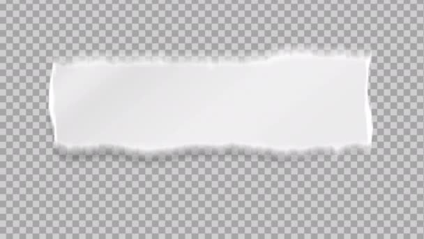 Обрізаний з білої анімованої нотатки, смужки для ноутбуків та шматочки на сірому квадратному фоні
 - Кадри, відео